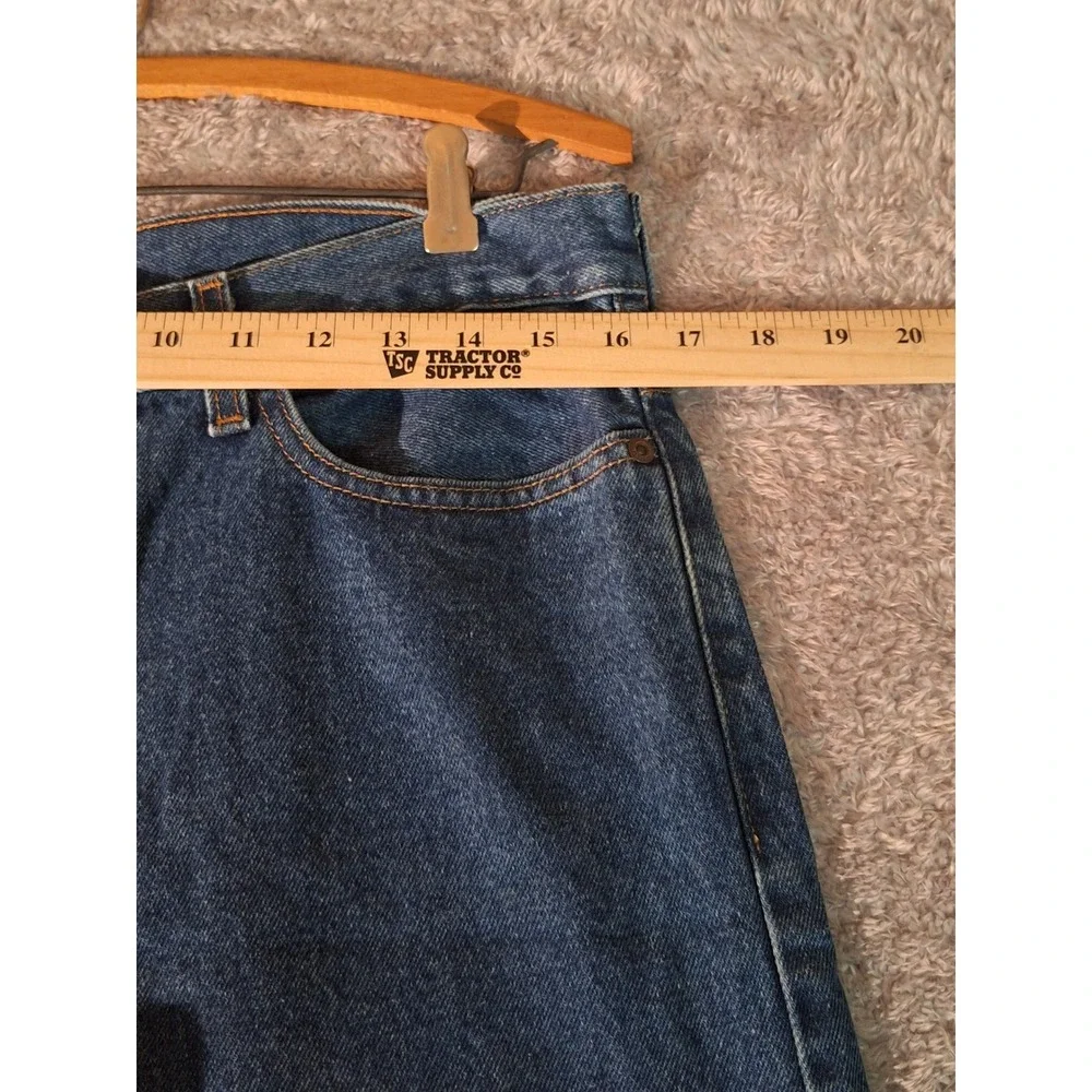 NWT Faded Glory Mens Relaxed Fit Jeans‎ 30x30 Straight Blue Denim Classic Casual